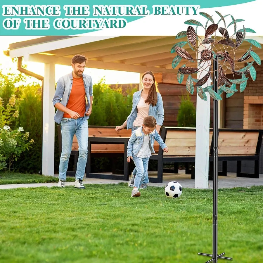 360° Wind Spinner with Metal Stake