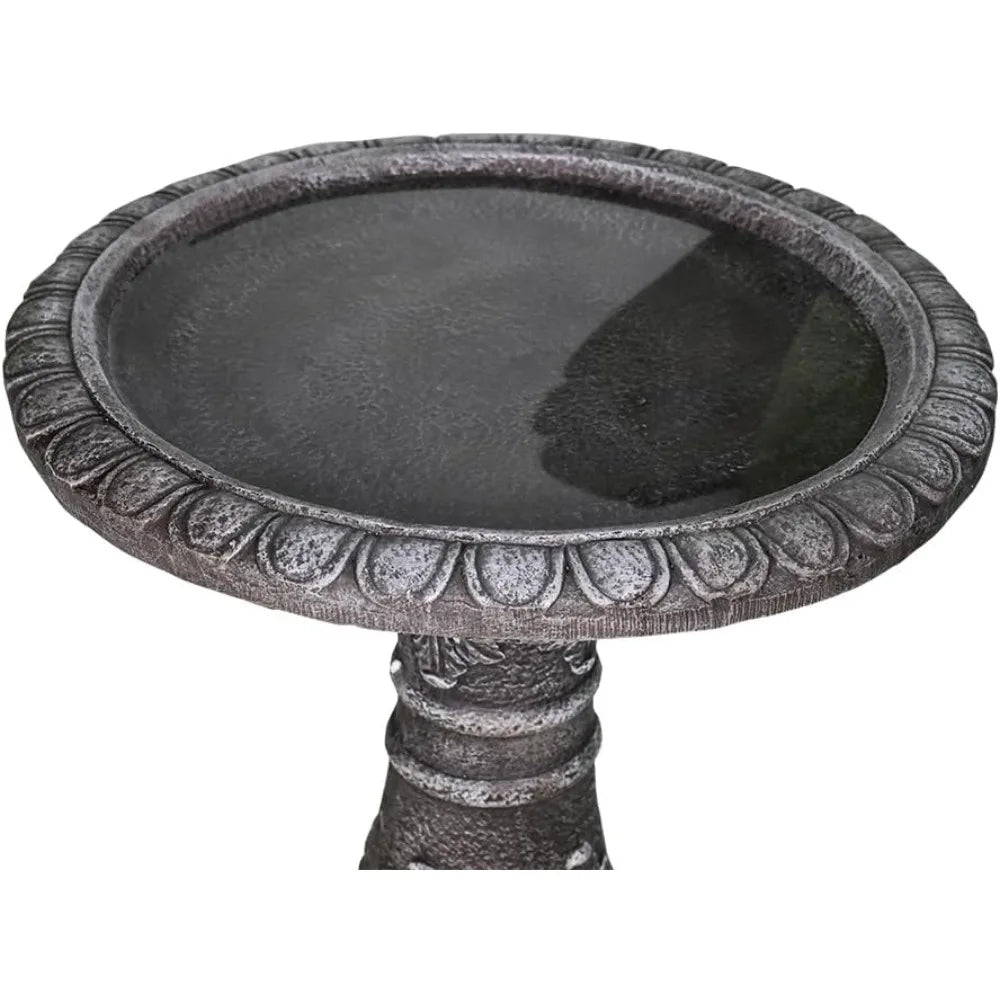 24.4 H Cement Bird Bath