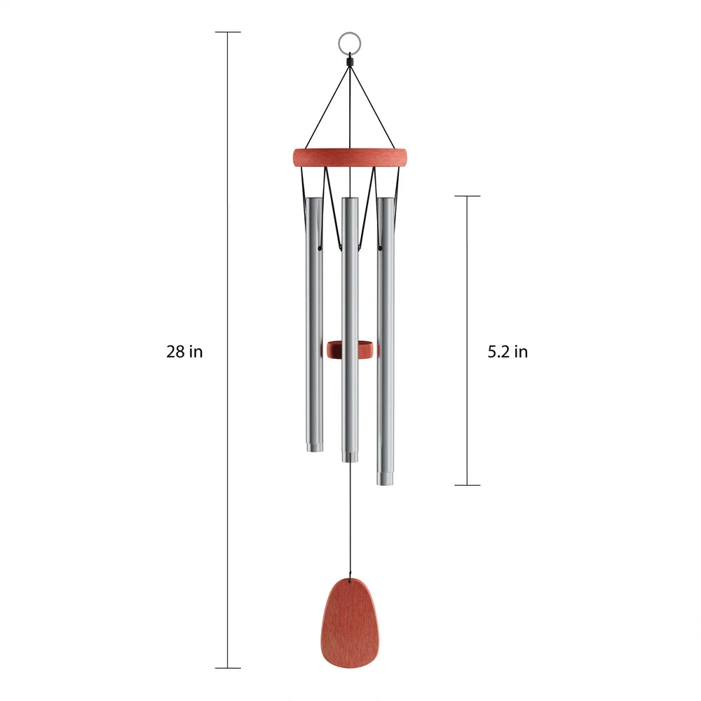 Weather Resistant Metal and Wood Wind Chimes