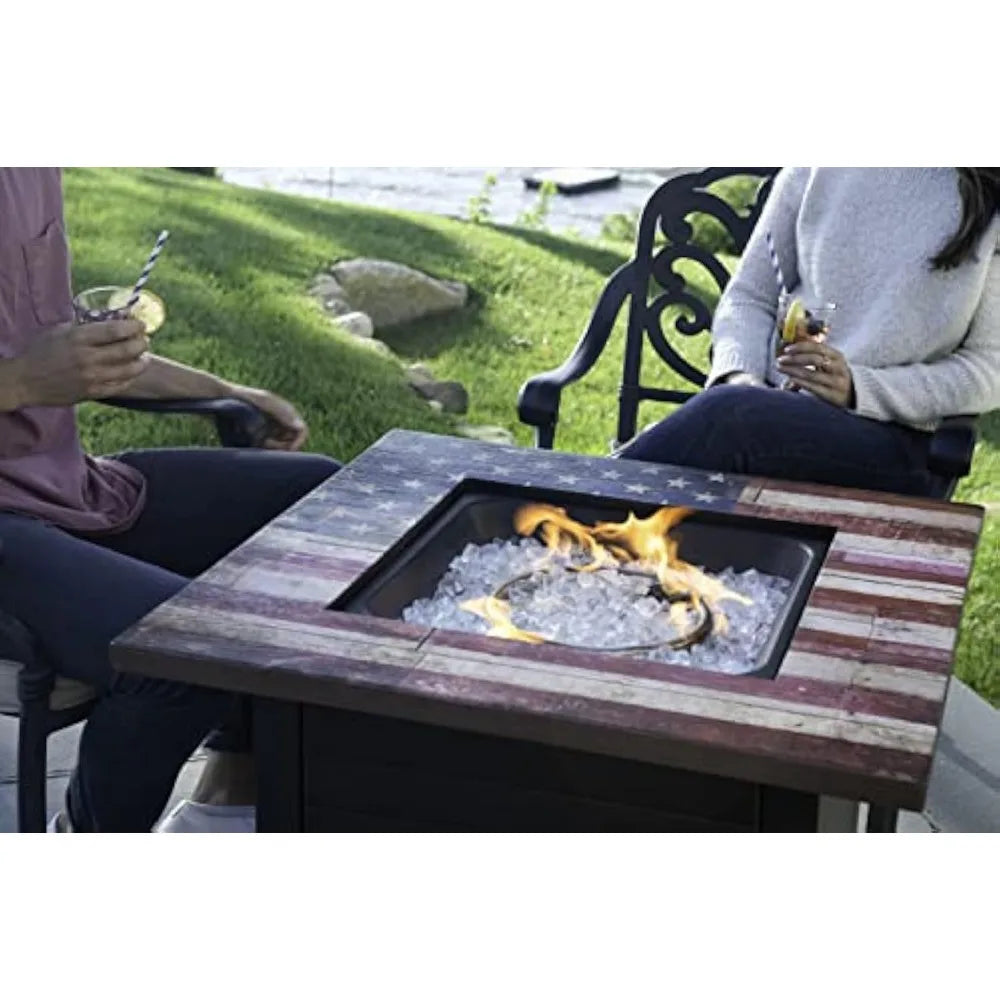 Square 30" Outdoor Propane Fire Pit