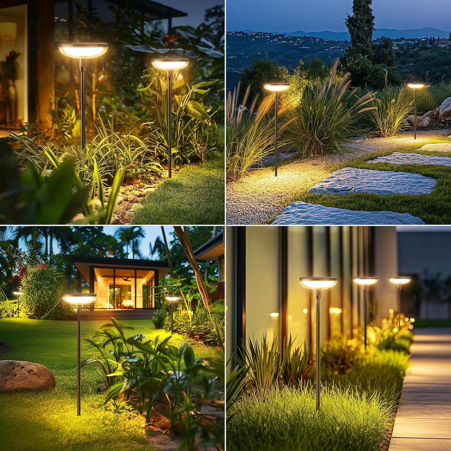 6Pack Solar Garden/Path Lights