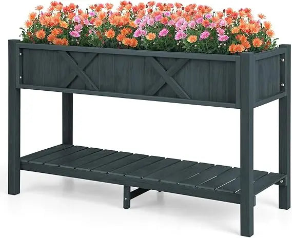 Raised Garden Bed, Elevated Planter Box w/Legs