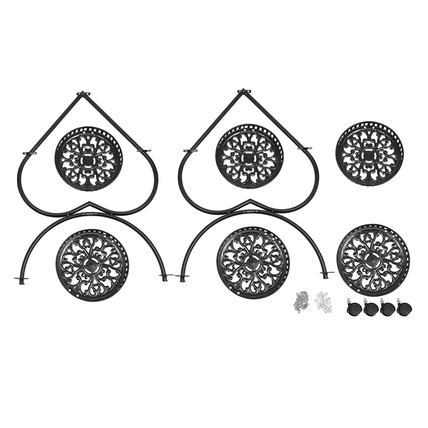 4 Tier Heart Flowerpot Stand