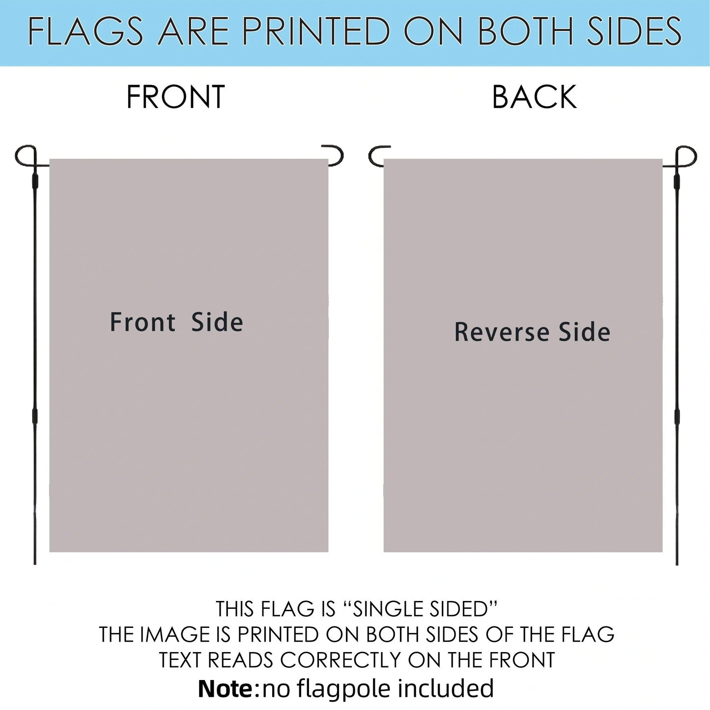 Vibrant Double-Sided Spring/Summer Garden Flag