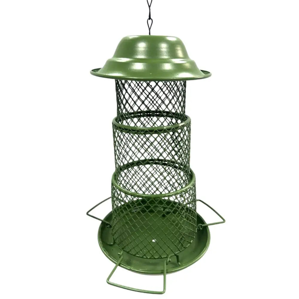 3-Layer Retractable Metal Bird Feeder