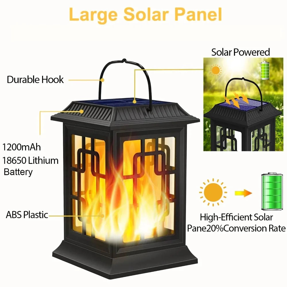 Waterproof Hanging Solar Light (2 Pack)
