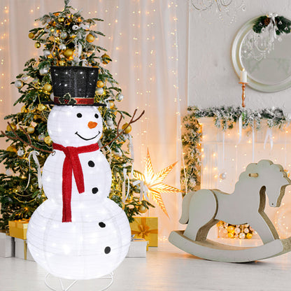 Snowman Fleece Garden Decoration
