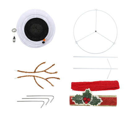 Snowman Fleece Garden Decoration