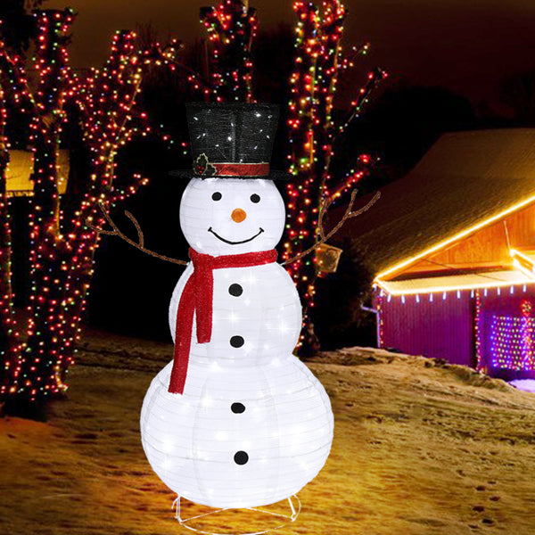 Snowman Fleece Garden Decoration