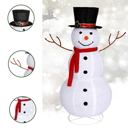 Snowman Fleece Garden Decoration