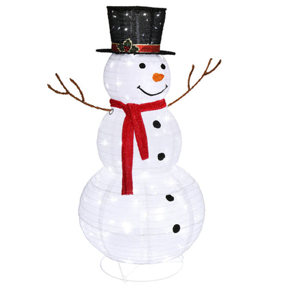 Snowman Fleece Garden Decoration