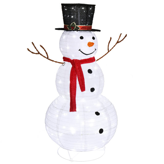 Snowman Fleece Garden Decoration