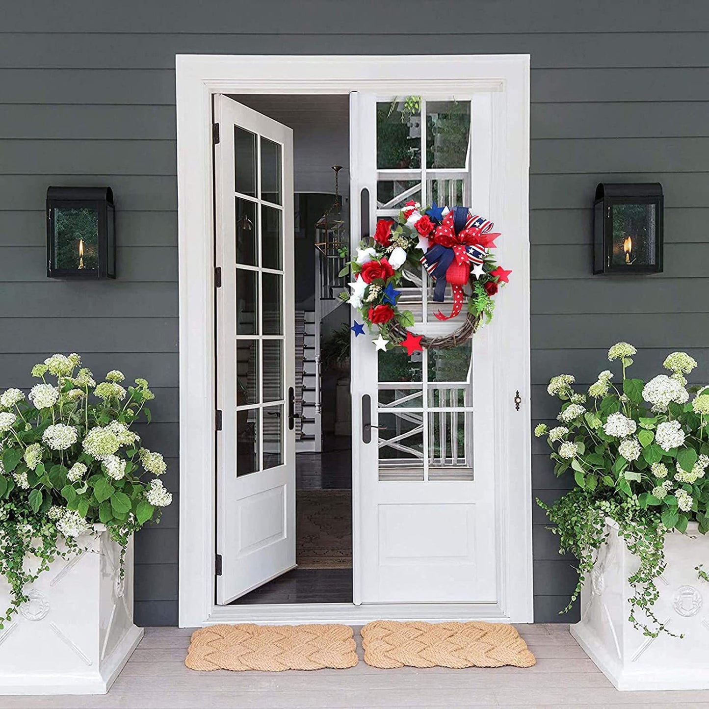 4Th of July Wreath for Front Door