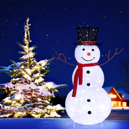 Snowman Fleece Garden Decoration