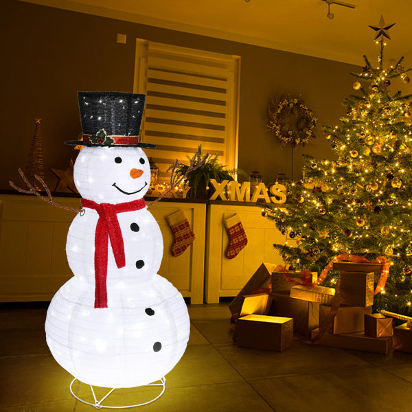 Snowman Fleece Garden Decoration