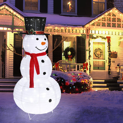 Snowman Fleece Garden Decoration