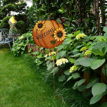 Pumpkin Fall Welcome Sign