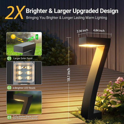 Bright LED Solar Pathway Lights