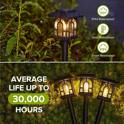 10Pack Solar Pathway Lights