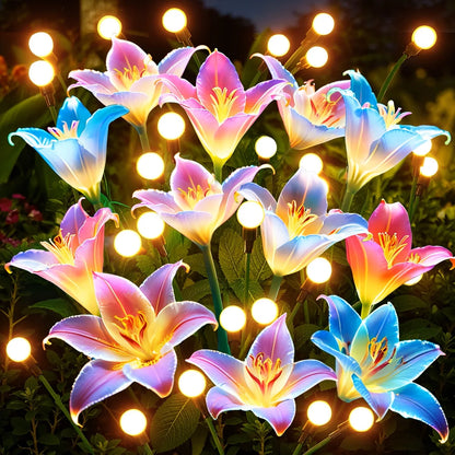 Lily Flower Solar Outdoor Lights