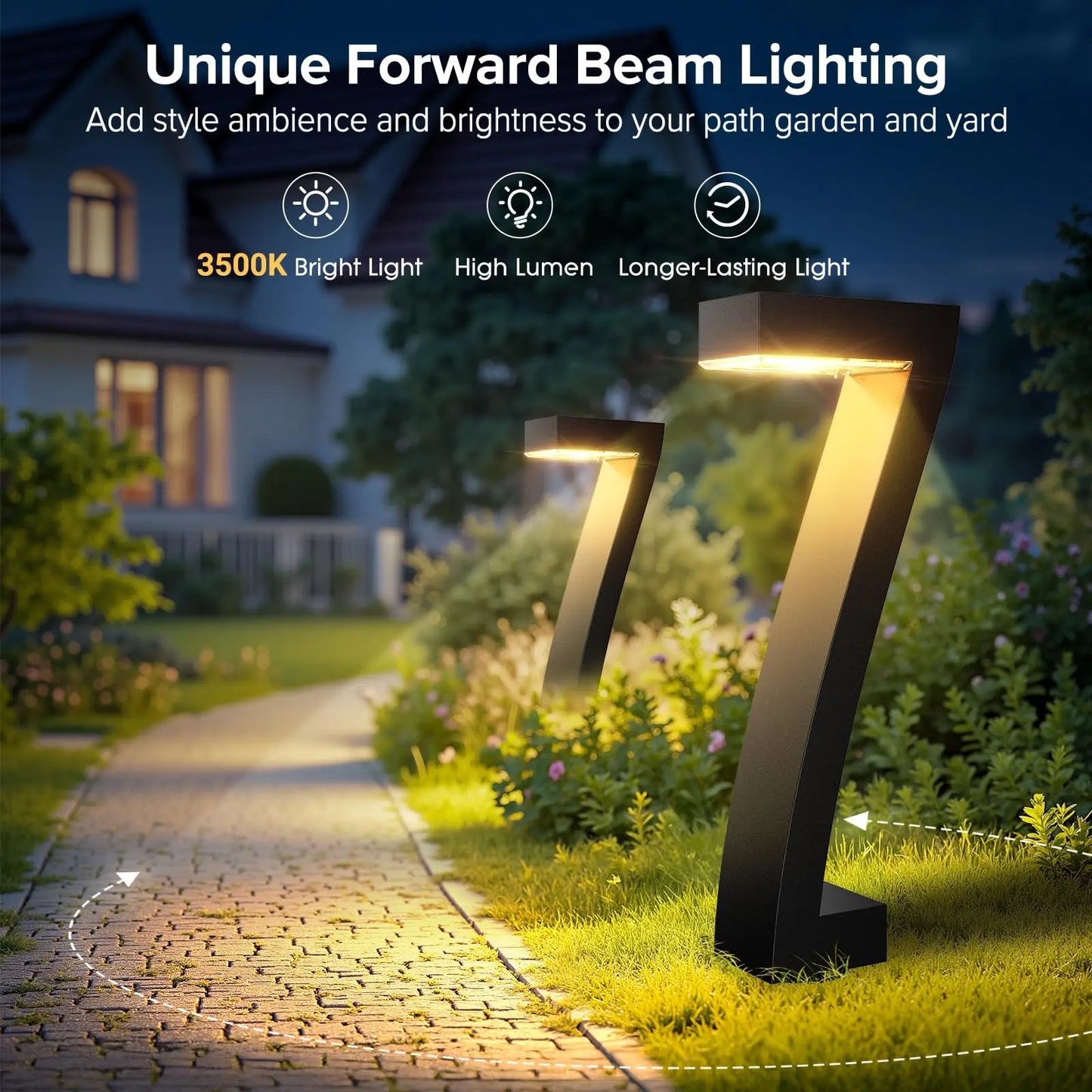 Bright LED Solar Pathway Lights