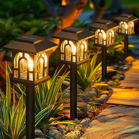 10Pack Solar Pathway Lights