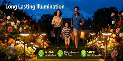 Solar Powered Pathway Lights