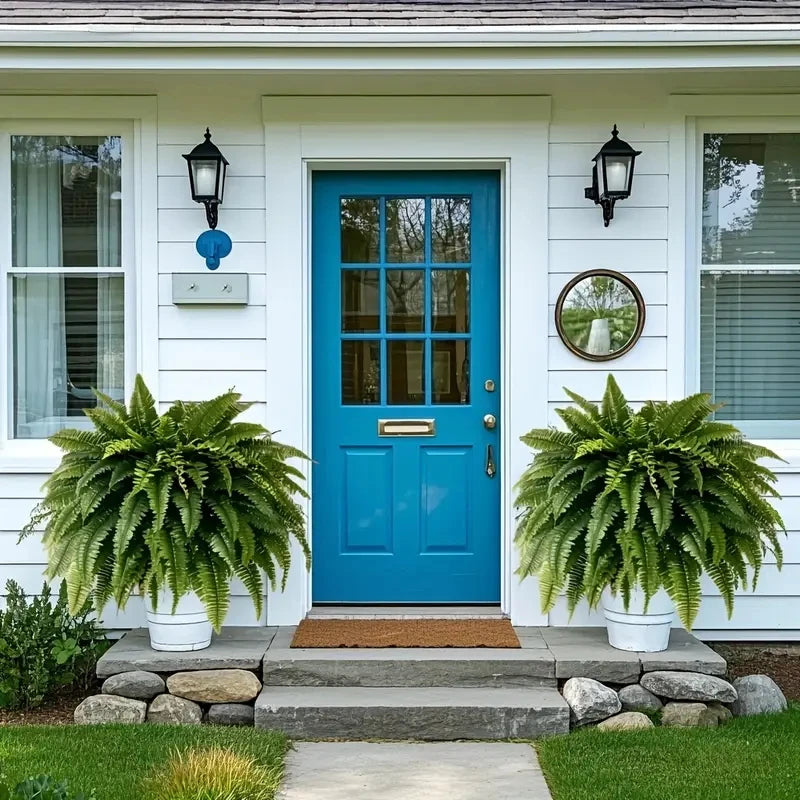 Elegant Boston fern decor
