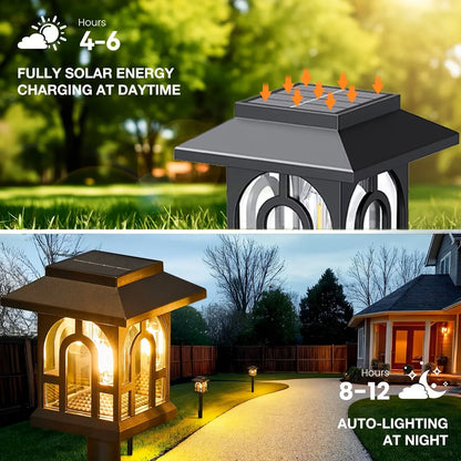 10Pack Solar Pathway Lights