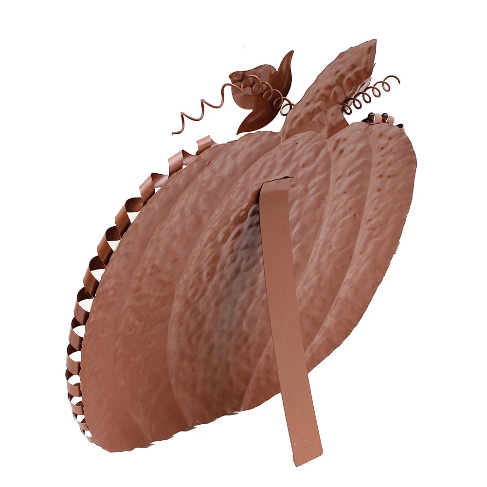 19" Height Metal Fall Pumpkin Decor
