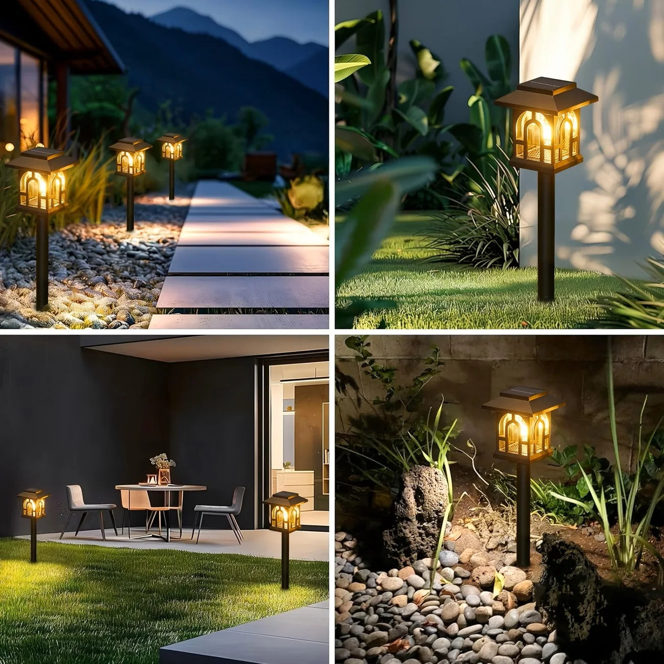 10Pack Solar Pathway Lights