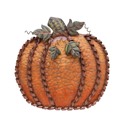19" Height Metal Fall Pumpkin Decor