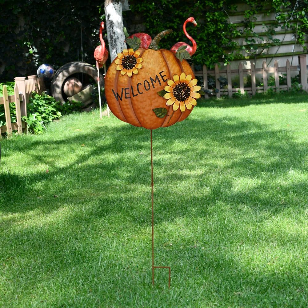 Pumpkin Fall Welcome Sign