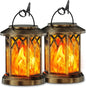 Waterproof Flickering Flame Solar Lantern