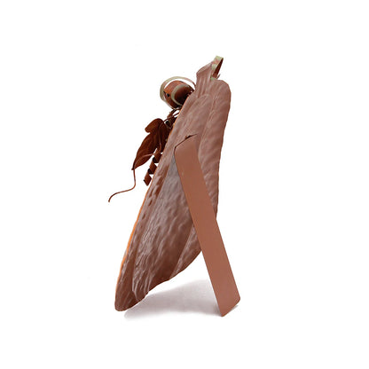 1pc 13.5''H Standing Metal Pumpkin Fall Decor