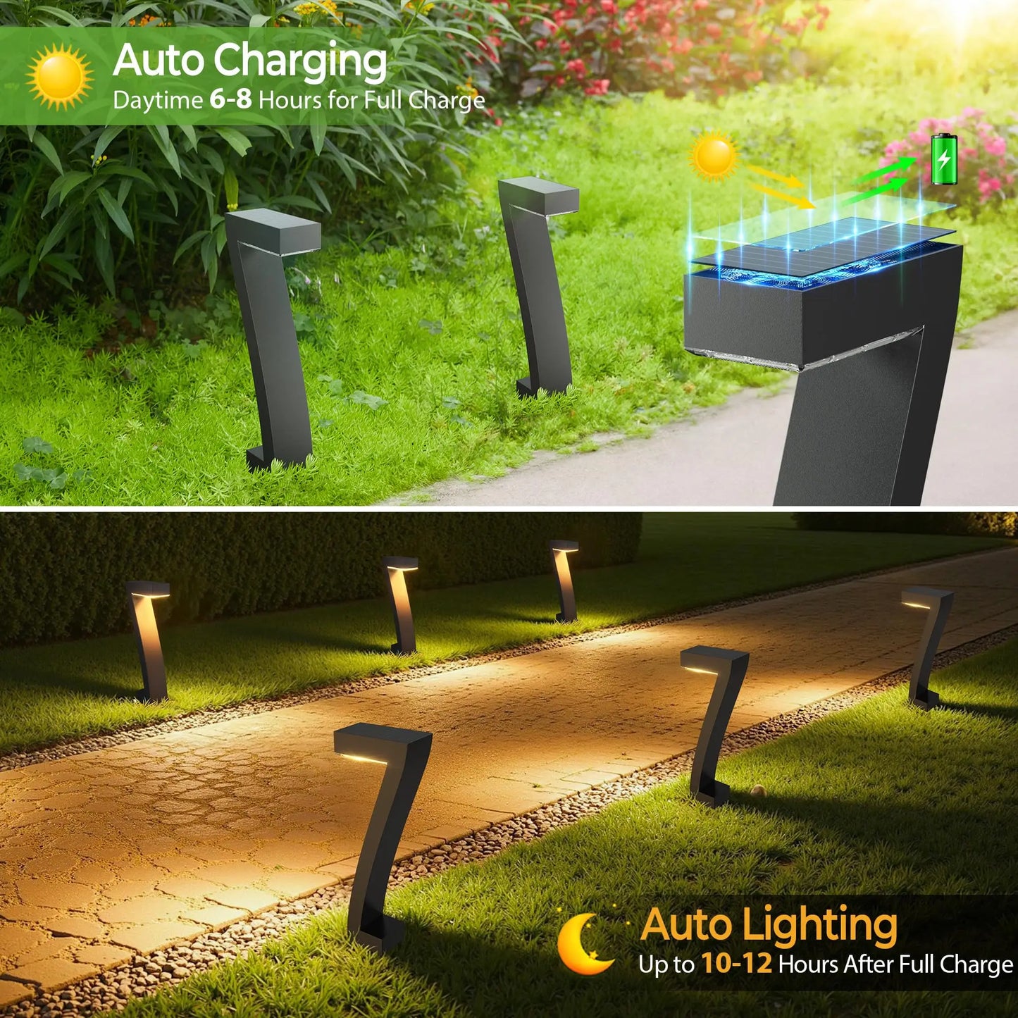 Bright LED Solar Pathway Lights