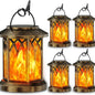 Waterproof Flickering Flame Solar Lantern