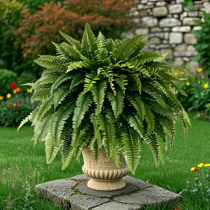 Elegant Boston fern decor