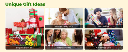 16 Glowing Daisy Flowers Solar Lights