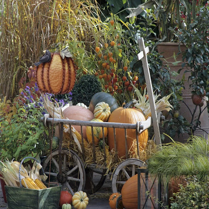 Harvest Pumpkin Garden Stake