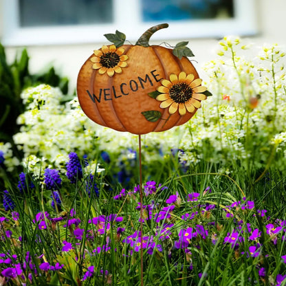 Pumpkin Fall Welcome Sign