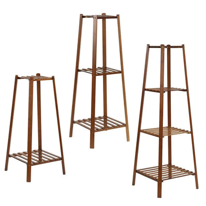3 Teir Bamboo Plant Stand