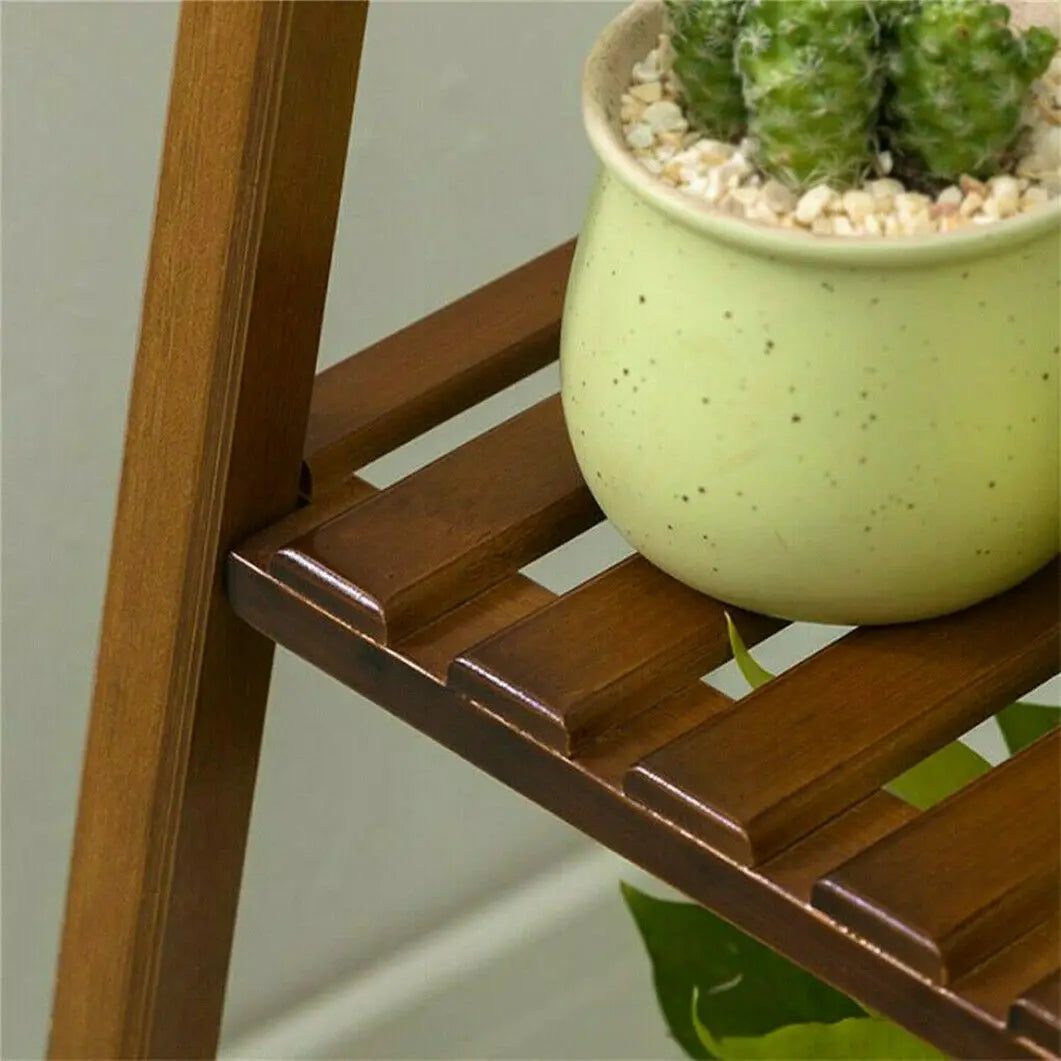 3 Teir Bamboo Plant Stand