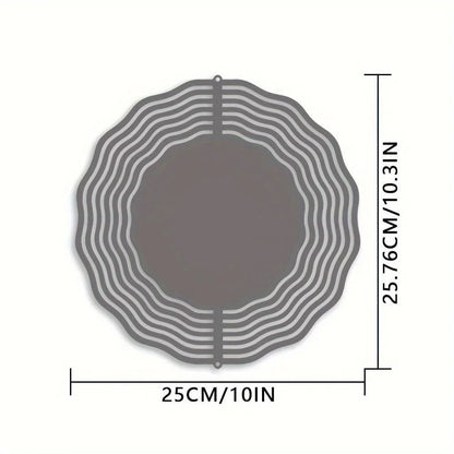 2D Fall Thanksgiving Metal Wind Spinner