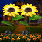 Outdoor Solar Sunflowers Waterproof LED Lawn Light
