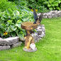 Decorative Resin Wild Bird Feeder Decorative Lawn Figurines