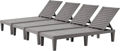 Outdoor Chaise Lounge Set of 2