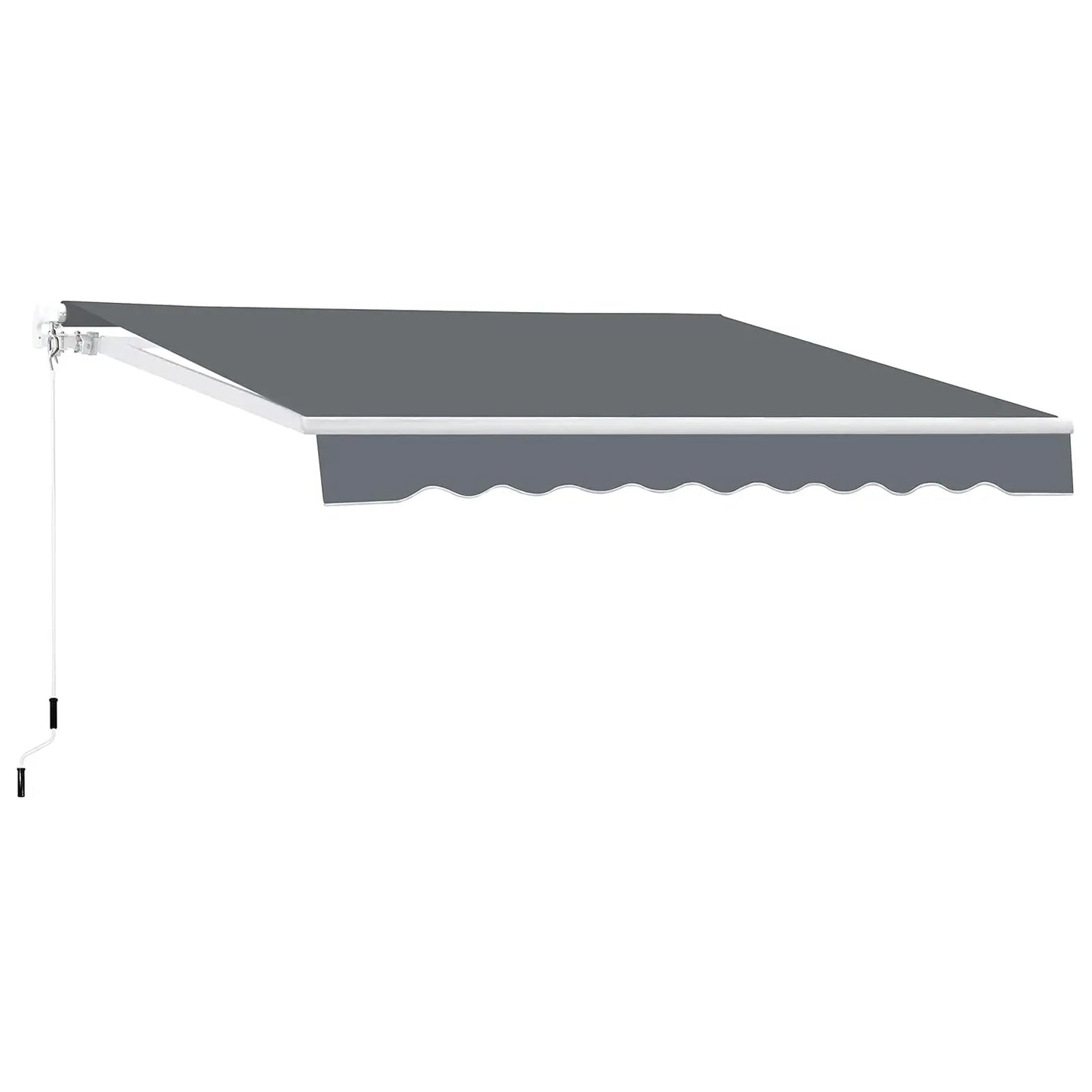 12'x10' Retractable Patio Awning Sun Shade Cover