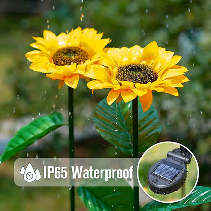 Outdoor Solar Sunflowers Waterproof LED Lawn Light