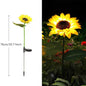 Solar Sunflower Lights Garden Stake